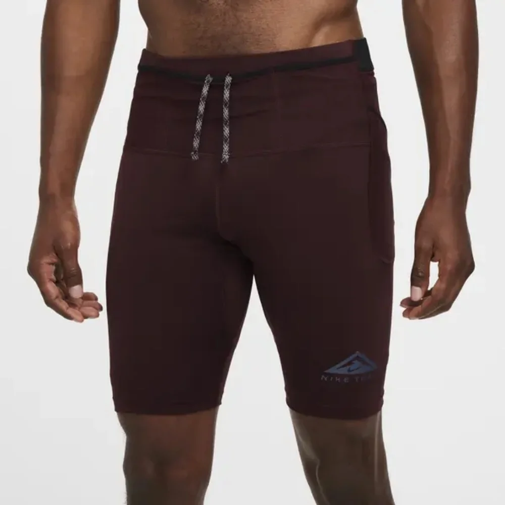 Nike Men’s Trail Lava Loops 1/2 Running Tights Burgundy DV9307-652 Sz 2XL NWT